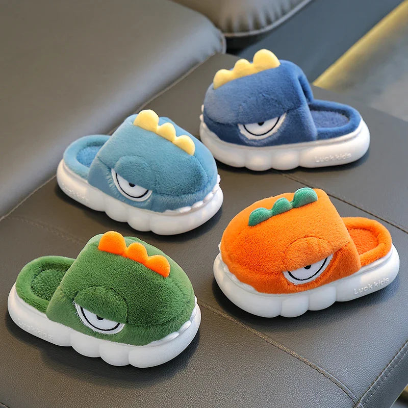 Warm Dinosaur Slippers for Children-1