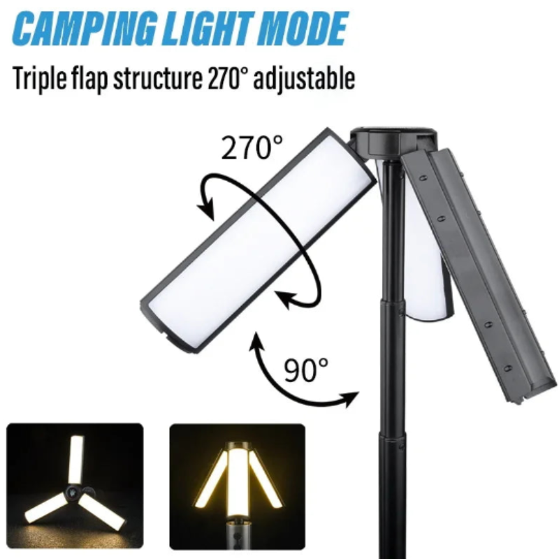 Multi-Functional USB Rechargeable Camping Lantern Flashlight-2